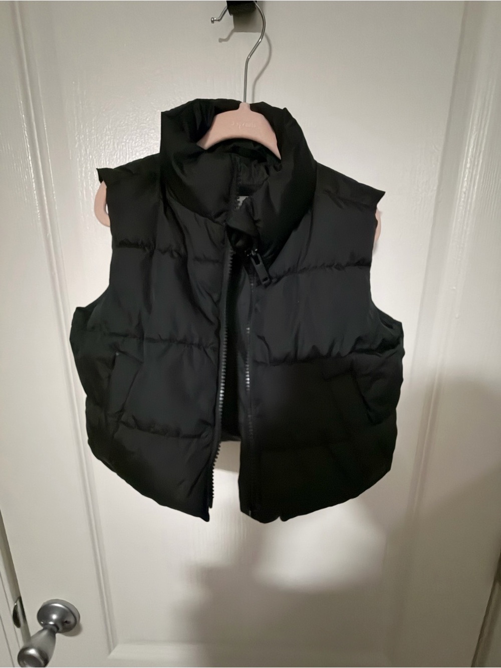GAP Black Quilted Puffer Vest for Kids